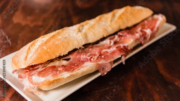 Obraz Cured Ham Sandwich