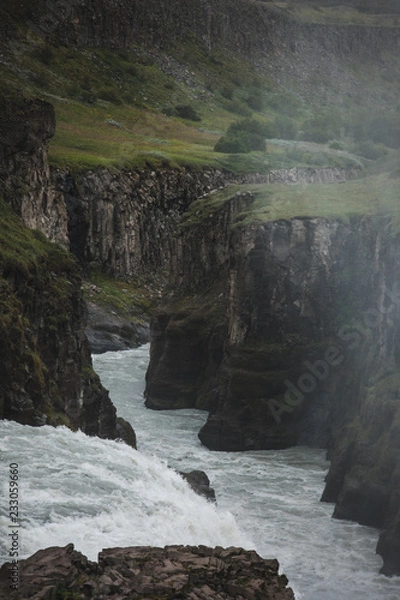 Obraz waterfall in mountains