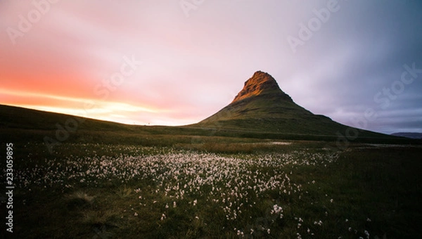 Obraz sunset in mountains