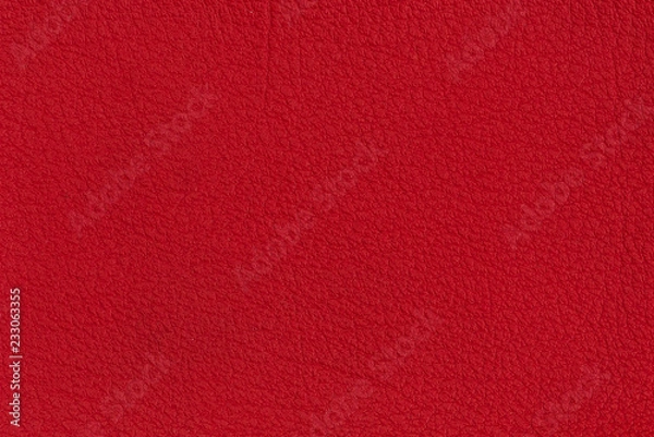 Obraz texture of red leatherette, macro
