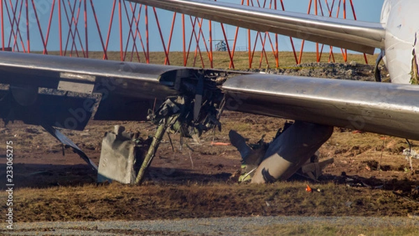 Obraz cargo plane crash in Halifax, accident, news