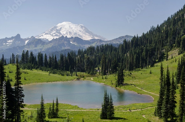 Obraz lake in the mountains