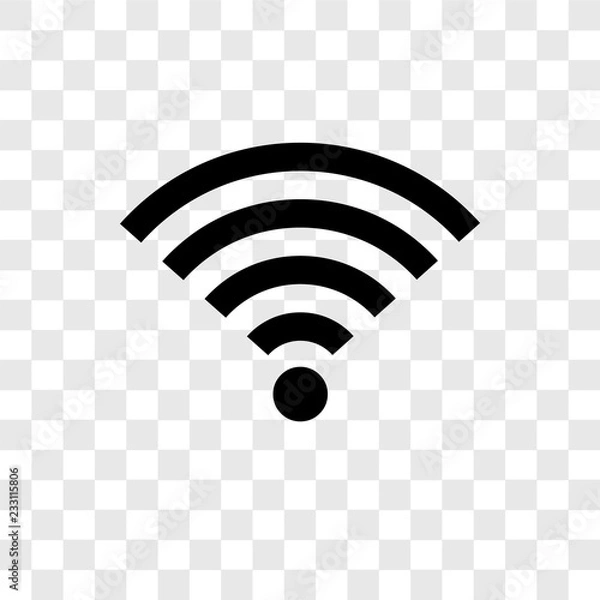 Obraz Full vector icon isolated on transparent background, Full transparency logo design