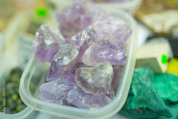 Fototapeta amethyst crystals