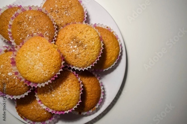 Obraz muffin on the plate
