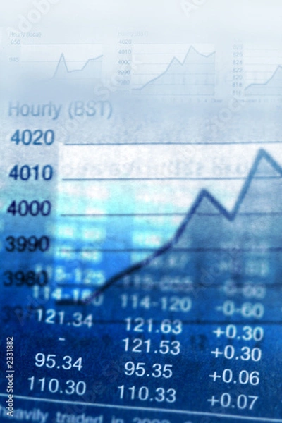 Fototapeta economic background