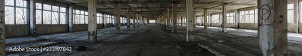 Obraz Abandoned factory panorama