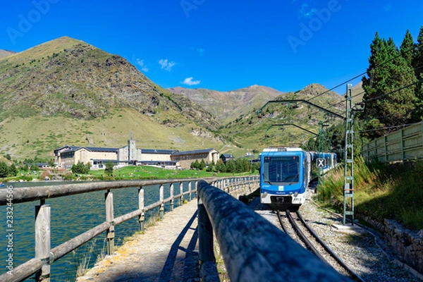 Obraz Vall de Nuria in the Catalan Pyrenees, Spain.