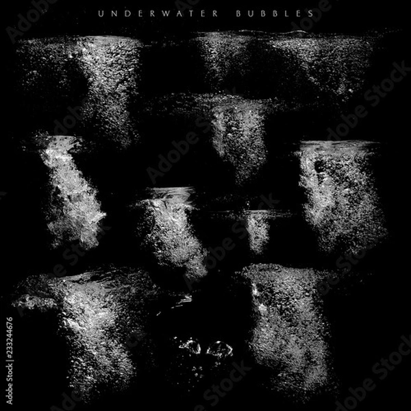 Obraz Podwodna kolekcja bąbelków