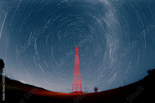 Obraz komunikacja mobilna w galaktyce