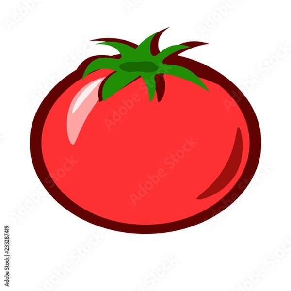 Fototapeta Red Tomato Vector