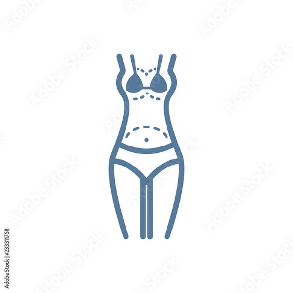 Fototapeta Weight Control Icon