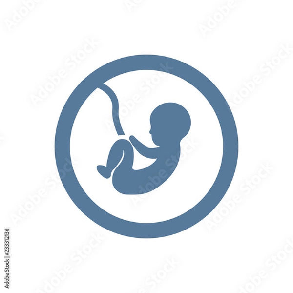 Fototapeta Fetus Icon