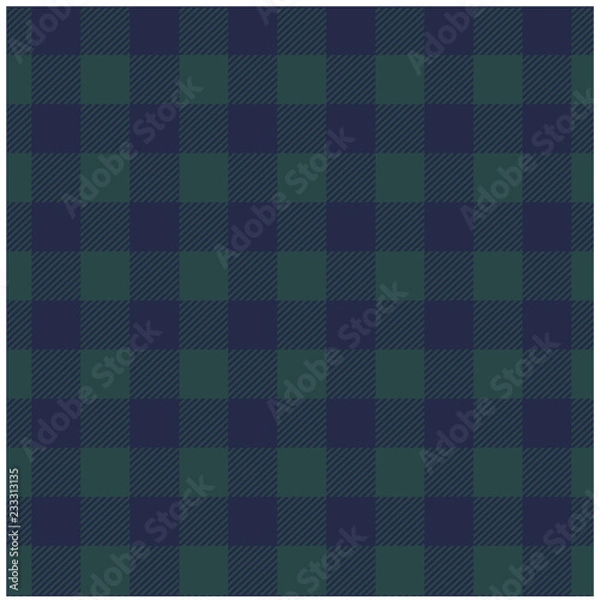 Obraz green and blue lumberjack patterns