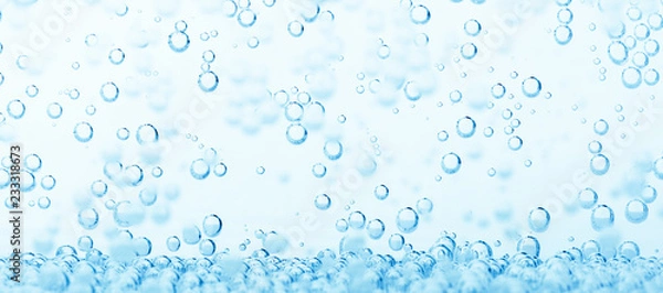 Obraz Makro bąbelki wody