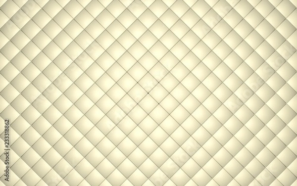 Fototapeta 3D Render illustration square color as background