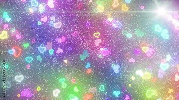 Fototapeta キラキラパーティクルエフェクト