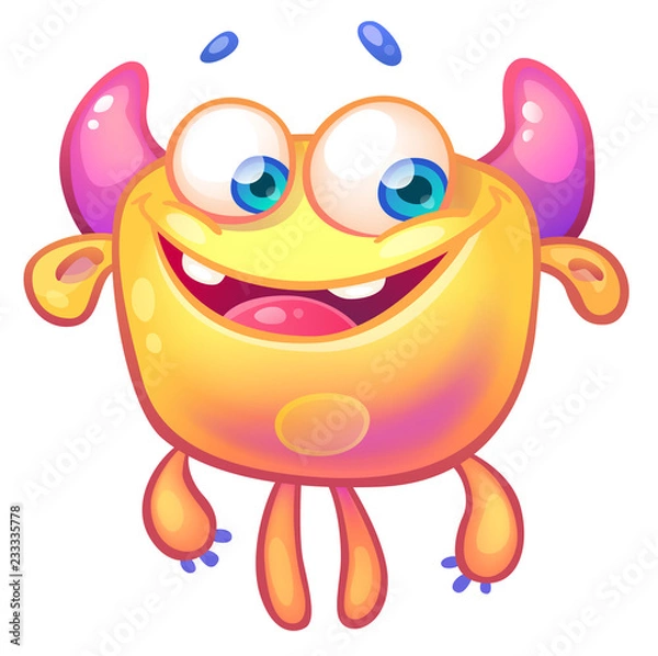 Obraz Cute Funny Monster