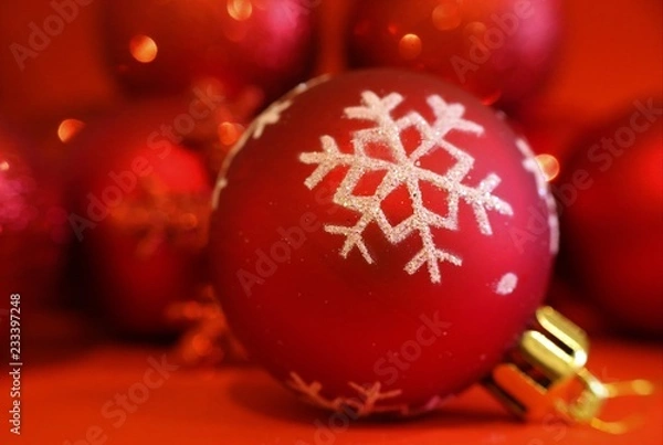 Obraz Weihnachtsbaumkugeln