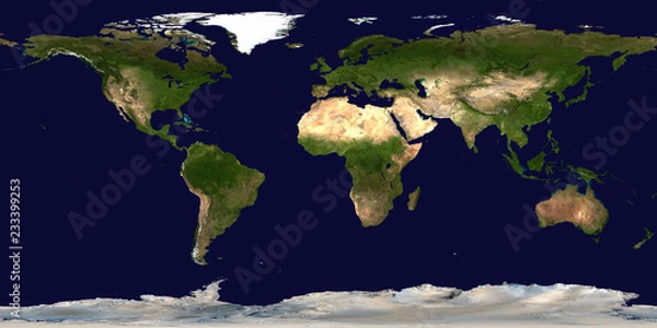Fototapeta World's map