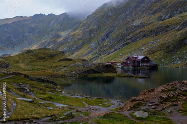 Obraz Mountain landscape, Balea Lake in Romania