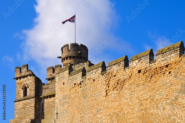 Fototapeta Lincoln castle ramparts
