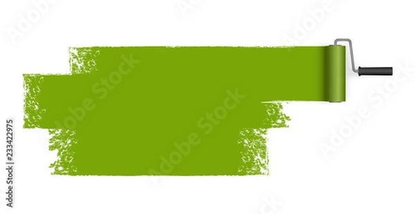 Fototapeta paint roller with marking