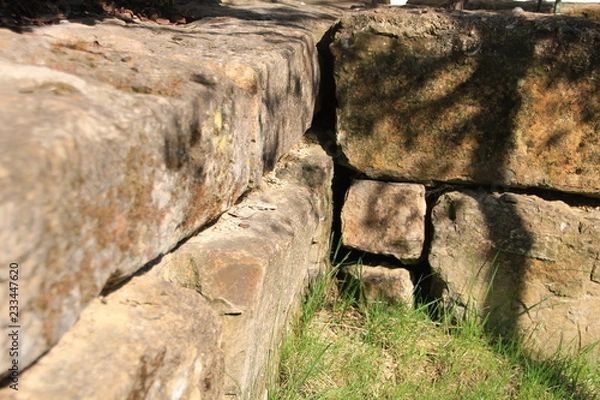 Obraz Eine einsame Mauer