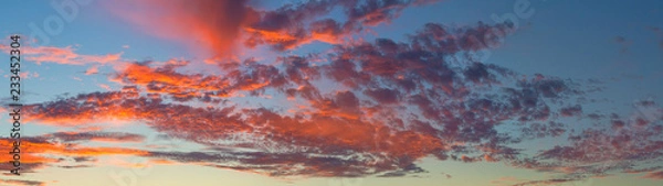Obraz dynamic panoramic sunset