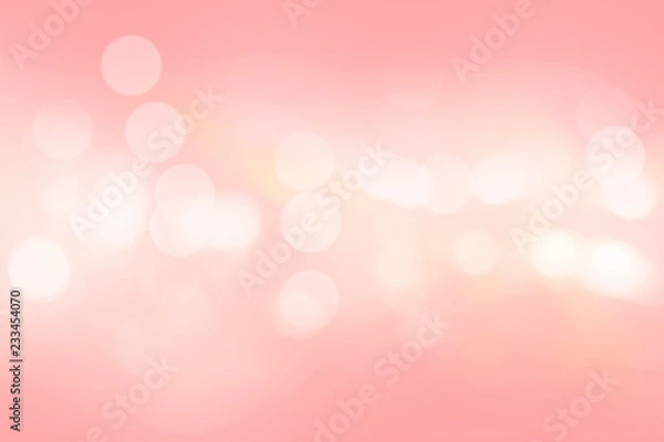 Obraz Pink bokeh blurred abstract for background