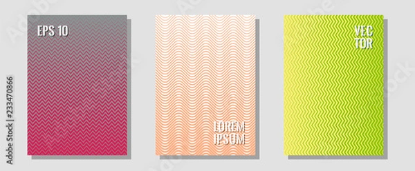 Fototapeta Banner graphics cool vector templates set.