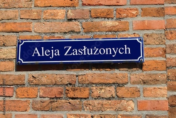 Obraz Aleja zasłużonych