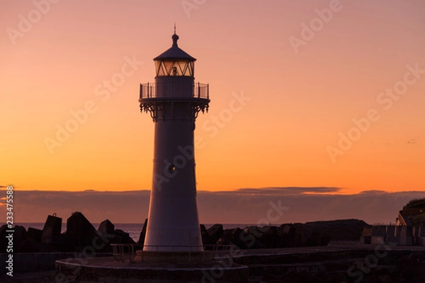 Obraz Breakwater Lighthouse, Wollongong Harbour