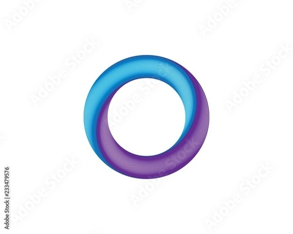 Fototapeta circle ring logo template