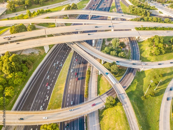 Fototapeta Interstate Overchanges