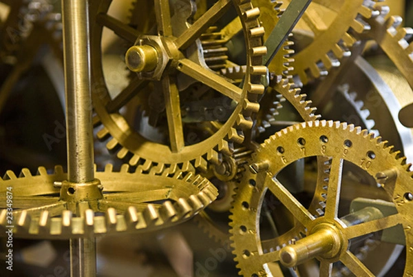 Obraz Uhrwerkzahnrad