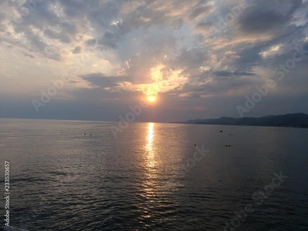 Fototapeta Закат на море