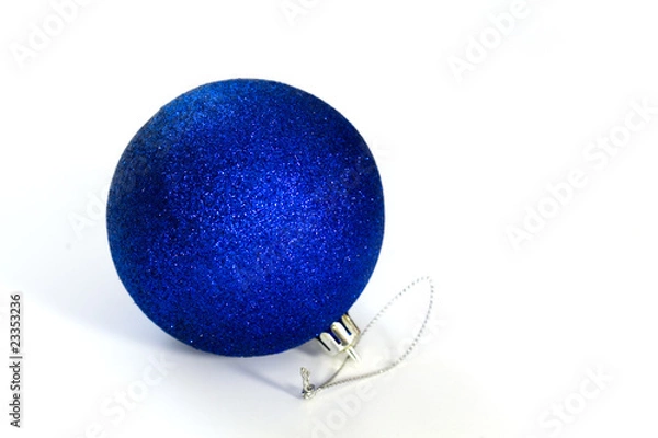 Obraz Christbaumkugel, blau