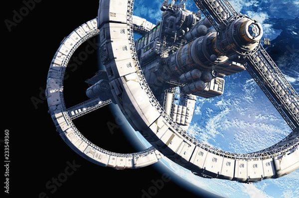 Obraz Stacja Kosmiczna.