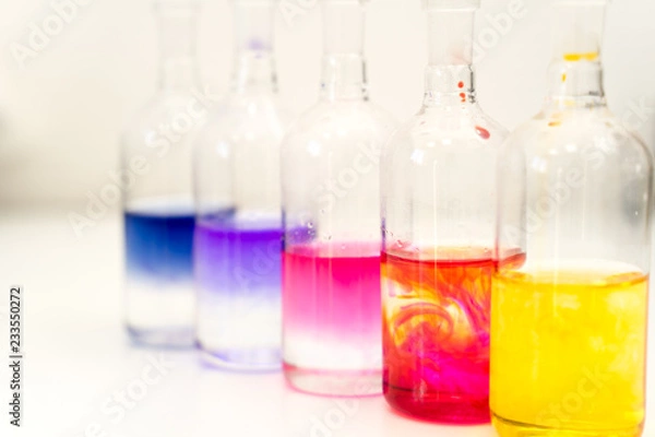 Obraz test tubes in the laboratory