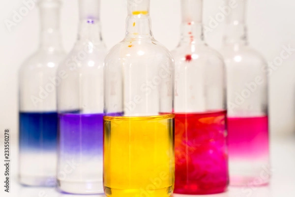 Obraz test tubes in the laboratory