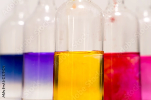 Obraz test tubes in the laboratory