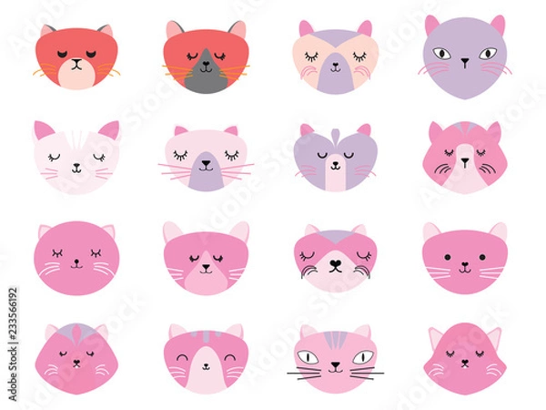 Obraz  Cat icon in EPS10 vector format isolated