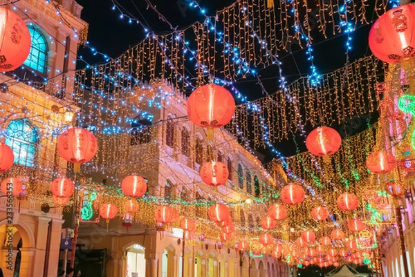 Fototapeta マカオの正月