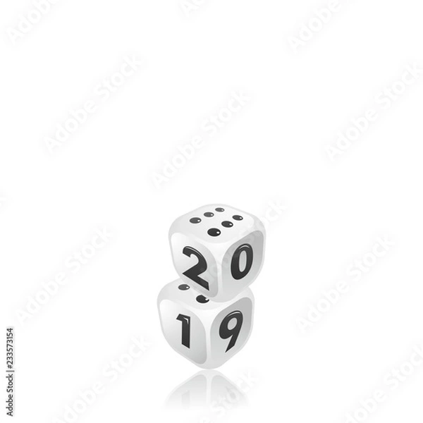 Fototapeta 2019 dice