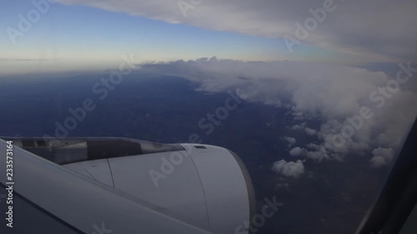 Obraz aerial view from an airplane