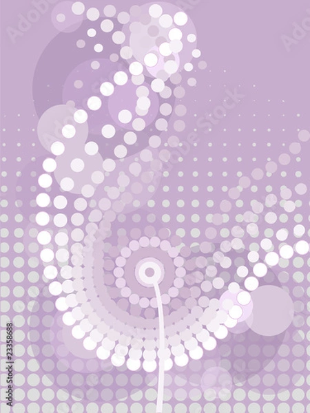 Fototapeta Background  with halftone patterns. Vector illustration.