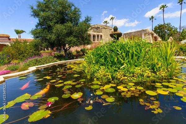 Obraz Garden in San Juan Capistrano