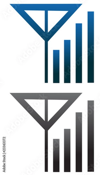 Fototapeta Mobile signal