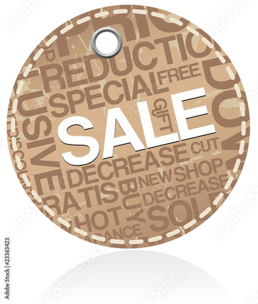 Fototapeta vector text tag